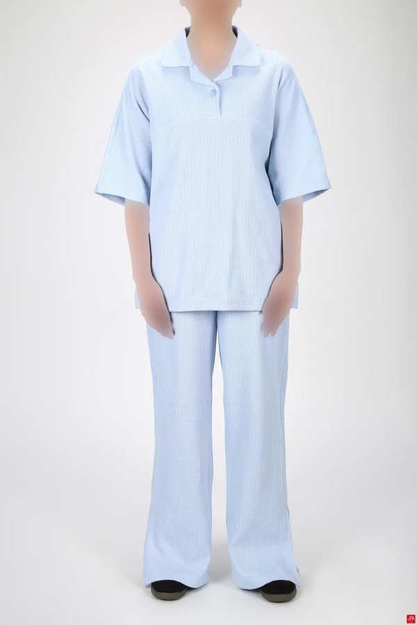 ست پیراهن و شلوار زنانه آبی روشن جی پی ای JPA کد 03377