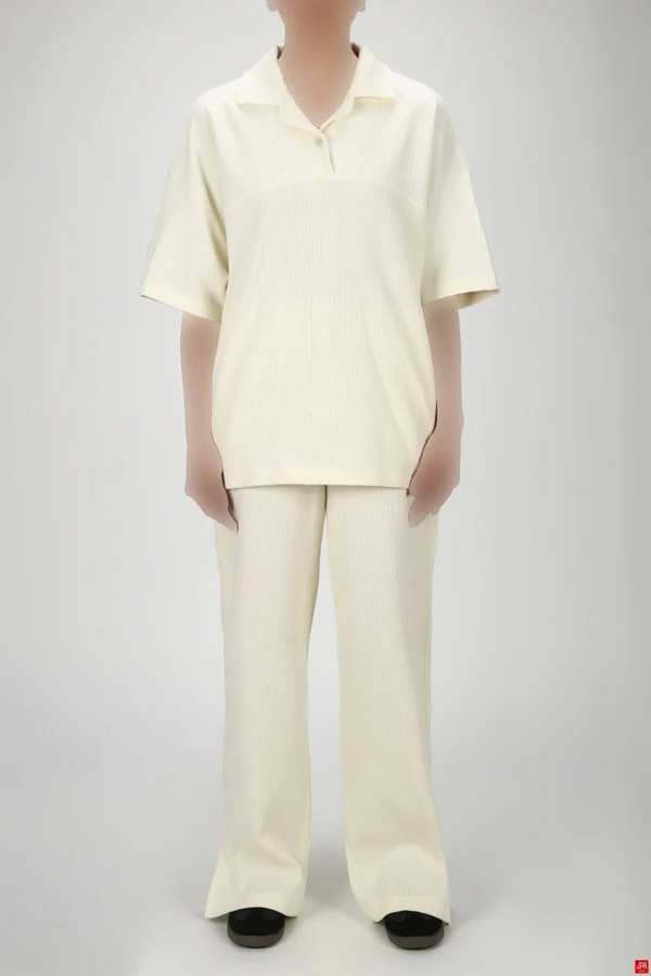 ست پیراهن و شلوار زنانه استخوانی جی پی ای JPA کد 03377