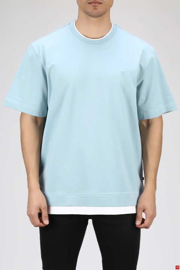تی شرت مردانه دورس باکس آزاد آبی روشن جی پی ای JPA کد 03337