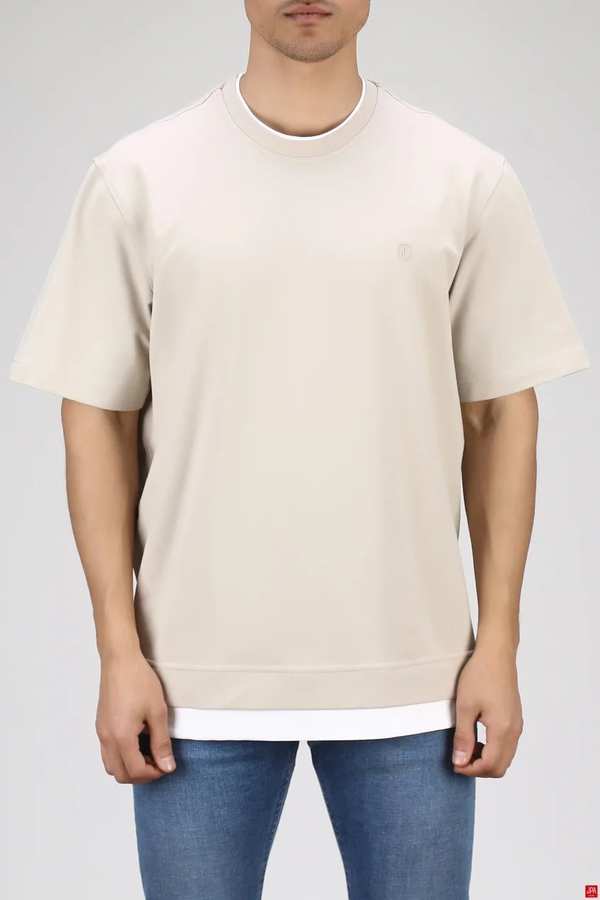 تی شرت مردانه دورس باکس آزاد خاکی جی پی ای JPA کد 03337