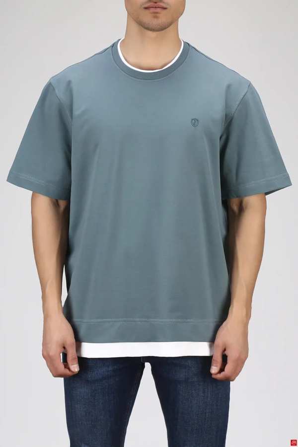 تی شرت مردانه دورس باکس آزاد آبی طوسی جی پی ای JPA کد 03337