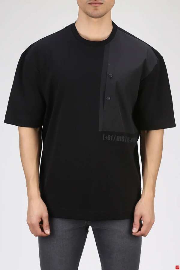 تی شرت مردانه باکس آزاد مشکی جی پی ای JPA کد 03268