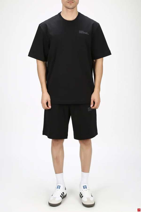 ست تی شرت و شلوارک مردانه راحتی باکس مشکی جی پی ای JPA کد 03287