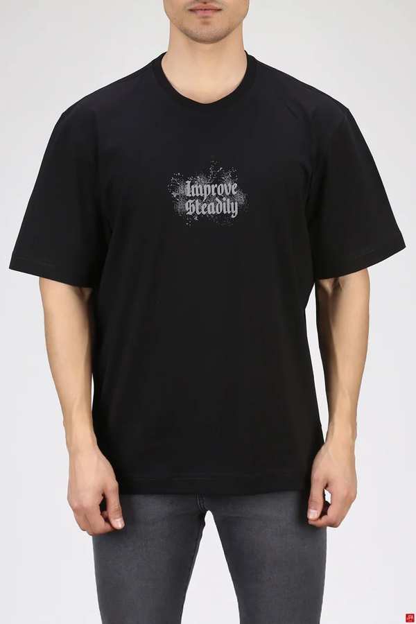 تی شرت مردانه باکس آزاد مشکی جی پی ای JPA کد 03401