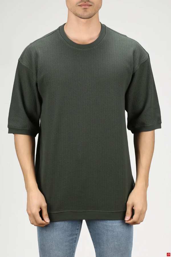 تی شرت مردانه سبز تیره جی پی ای JPA کد 03387