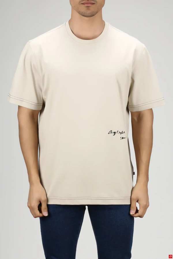 تی شرت مردانه باکس آزاد خاکی جی پی ای JPA کد 03400