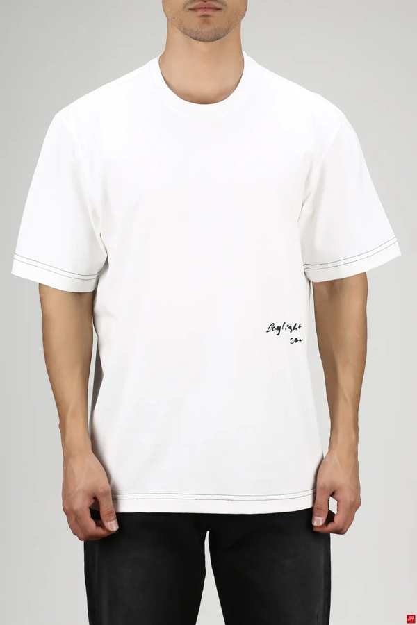 تی شرت مردانه باکس آزاد سفید جی پی ای JPA کد 03400