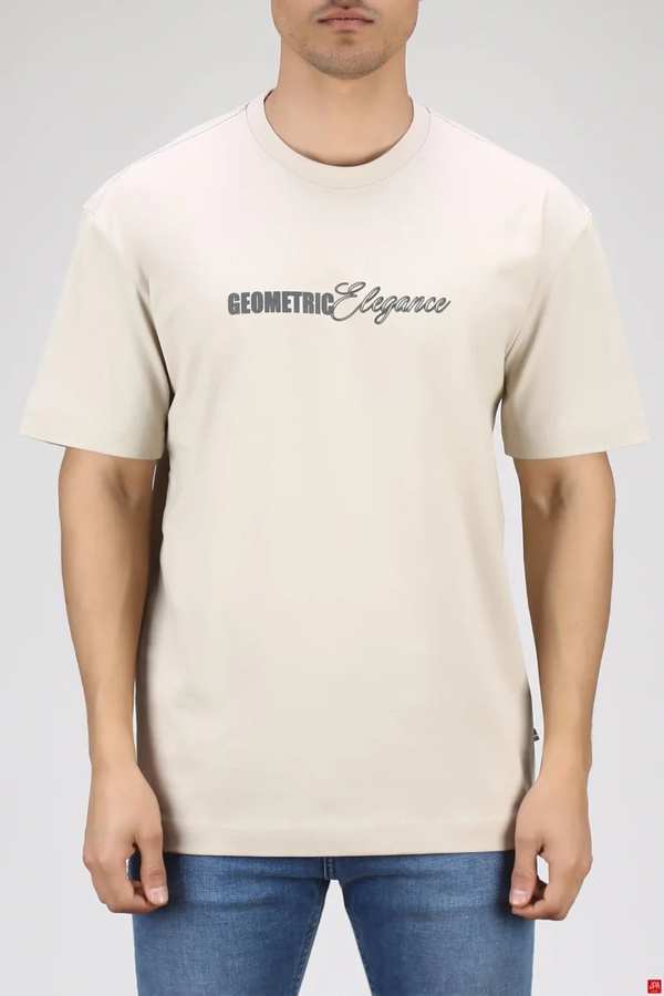 تی شرت مردانه خاکی جی پی ای JPA کد 03393