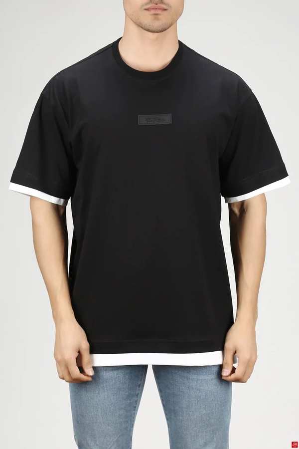 تی شرت مردانه مشکی جی پی ای JPA کد 03397