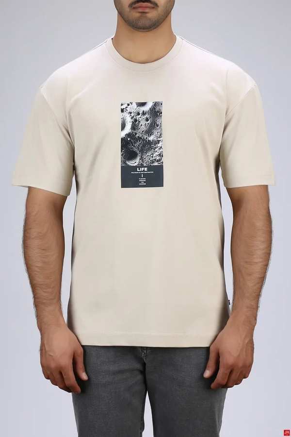 تی شرت مردانه خاکی جی پی ای JPA کد 03391