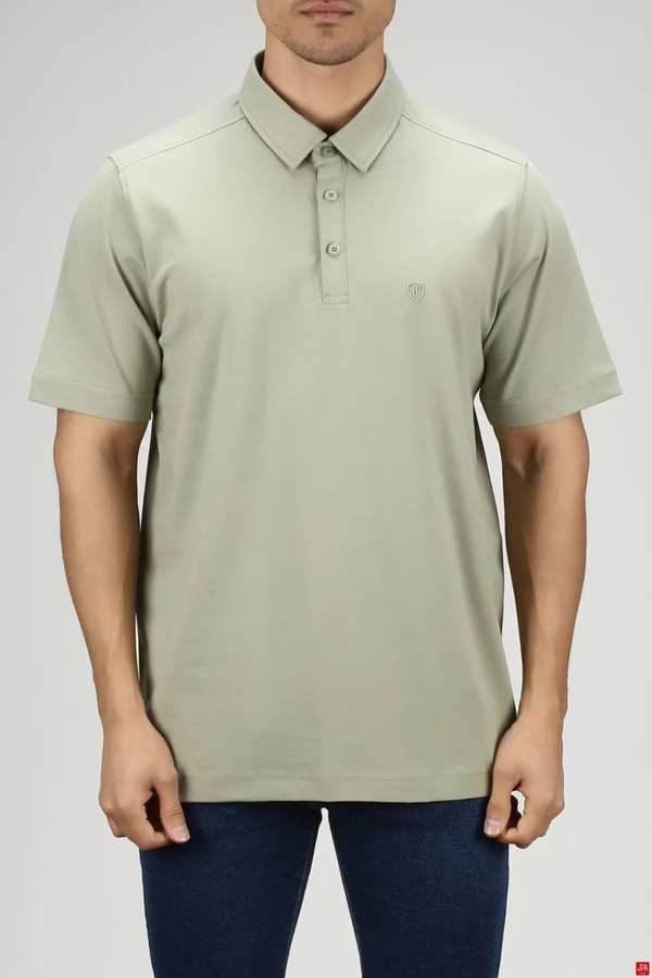 پولوشرت مردانه سبز روشن جی پی ای JPA کد 03412