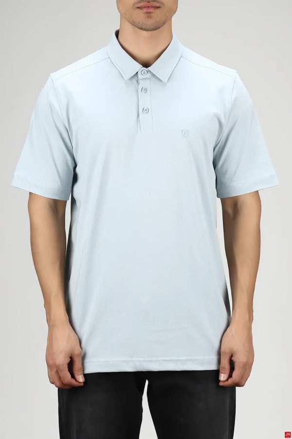 پولوشرت مردانه آبی روشن جی پی ای JPA کد 03412