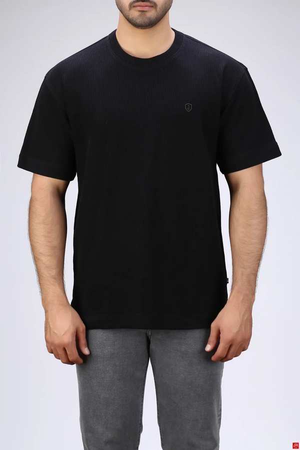 تی شرت مردانه مشکی جی پی ای JPA کد 03441