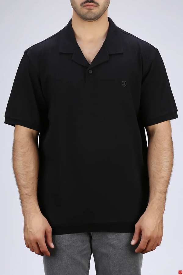 تی شرت مردانه مشکی جی پی ای JPA کد 03430