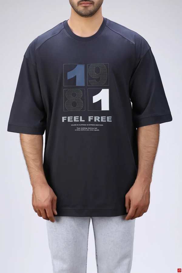 تی شرت مردانه زغالی جی پی ای JPA کد 03414