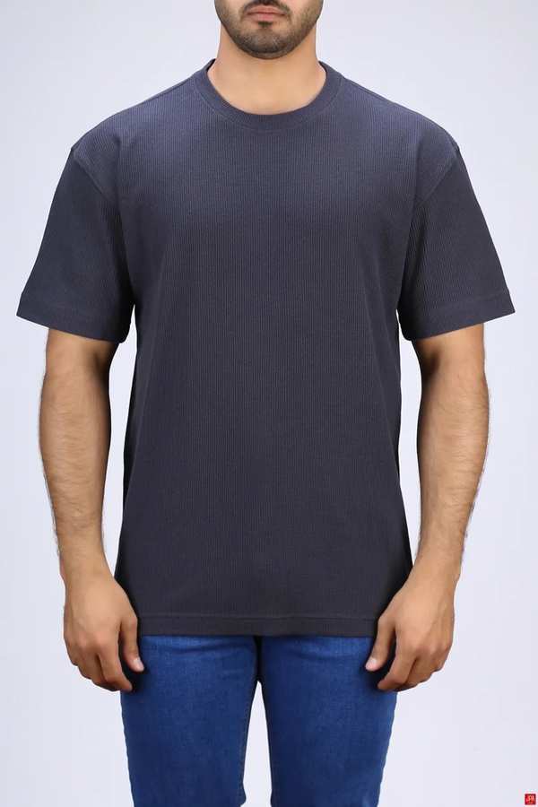 تی شرت مردانه زغالی جی پی ای JPA کد 03502