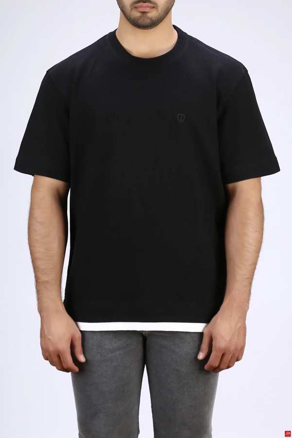 تی شرت مردانه باکس آزاد مشکی جی پی ای JPA کد 03482