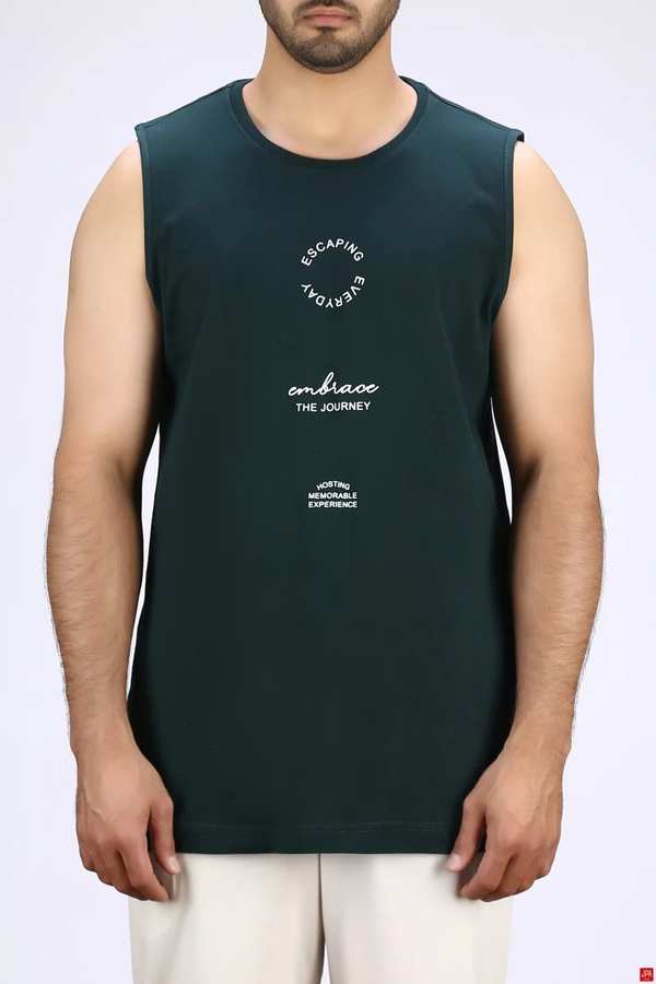 تاپ حلقه ای مردانه سبز تیره جی پی ای JPA کد 03523