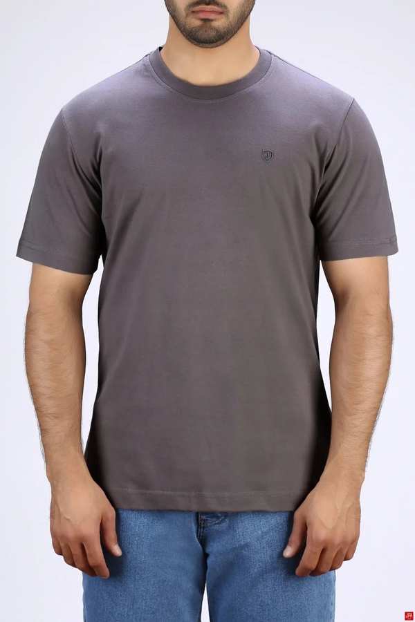 تی شرت مردانه طوسی تیره جی پی ای JPA کد 03519