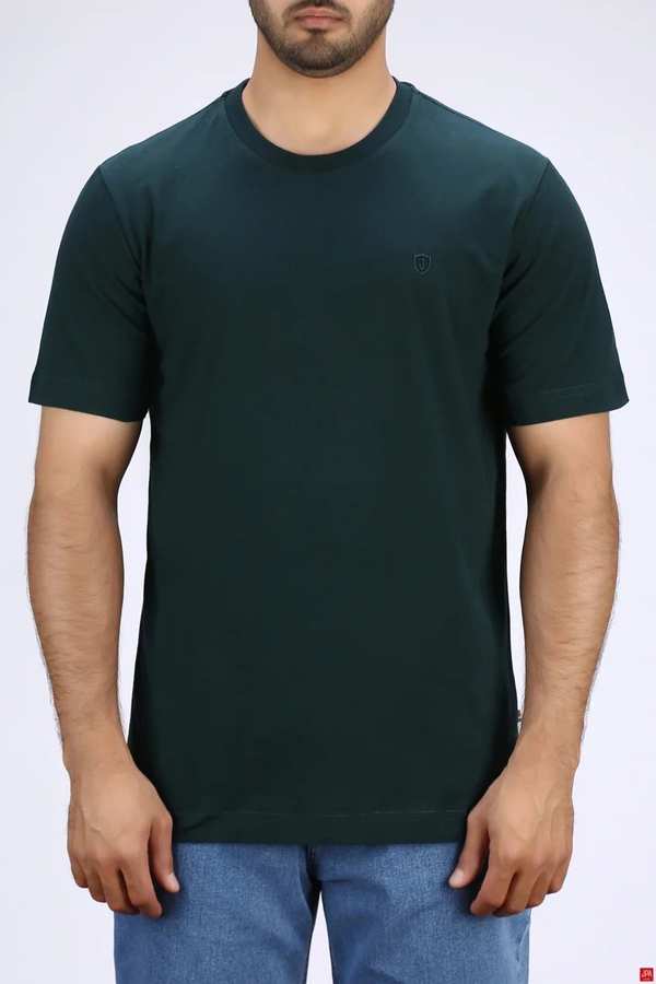 تی شرت مردانه سبز تیره جی پی ای JPA کد 03519