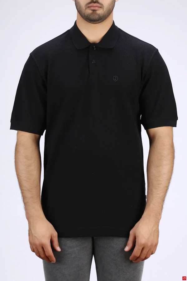 پولوشرت مردانه مشکی جی پی ای JPA کد 03479