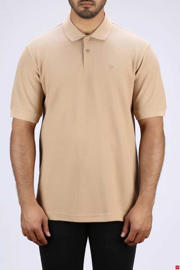 پولوشرت مردانه کرم روشن جی پی ای JPA کد 03479