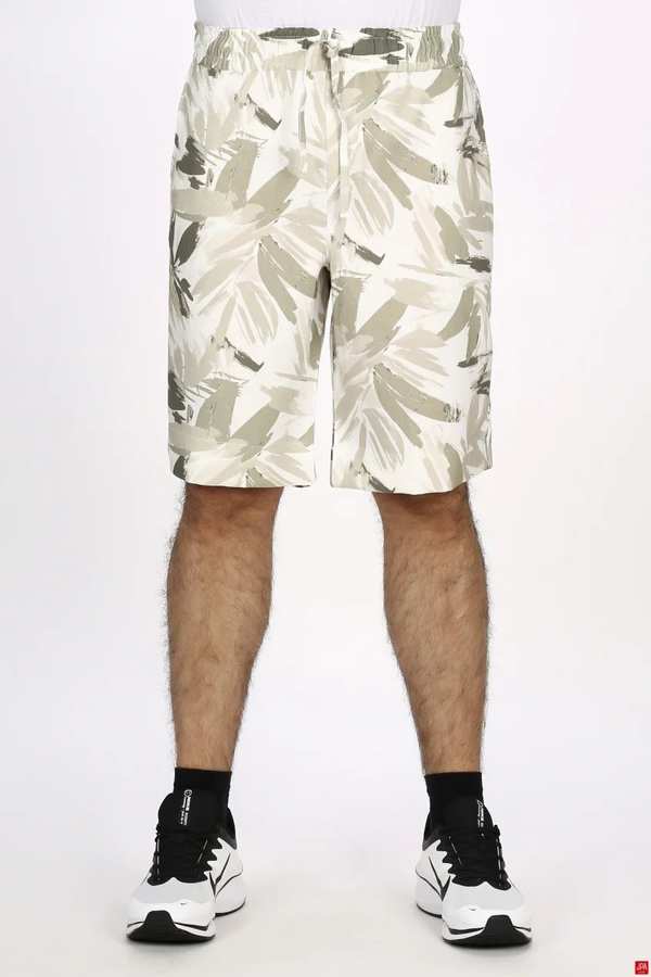 شلوارک مردانه لینن سبز روشن جی پی ای JPA کد 03535