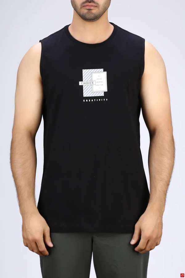 تاپ حلقه ای مردانه مشکی جی پی ای JPA کد 03524