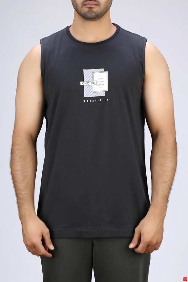 تاپ حلقه ای مردانه طوسی تیره جی پی ای JPA کد 03524