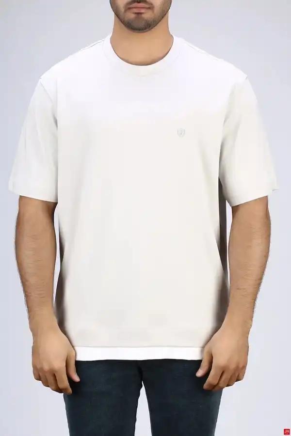 تی شرت مردانه کامفورت آزاد استخوانی جی پی ای JPA کد 04016