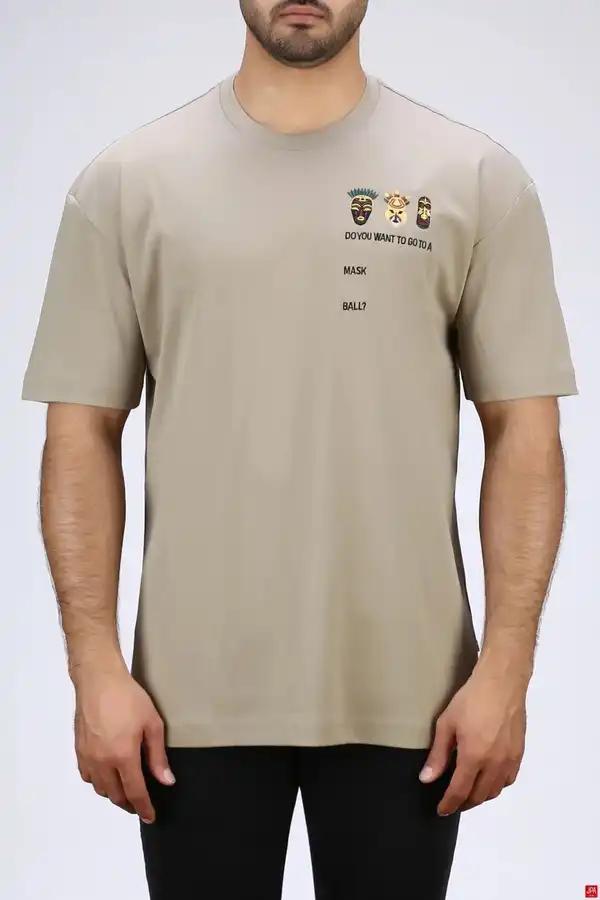 تی شرت مردانه یقه گرد سبز روشن جی پی ای JPA کد 04021