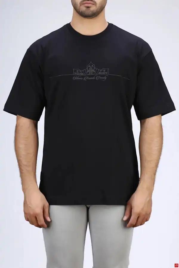 تی شرت مردانه یقه گرد مشکی جی پی ای JPA کد 04044