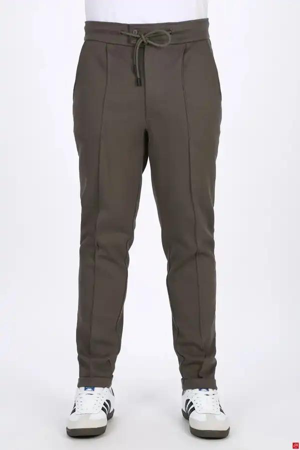 شلوار اسلش مردانه اسلیم سبز تیره جی پی ای JPA کد 03444