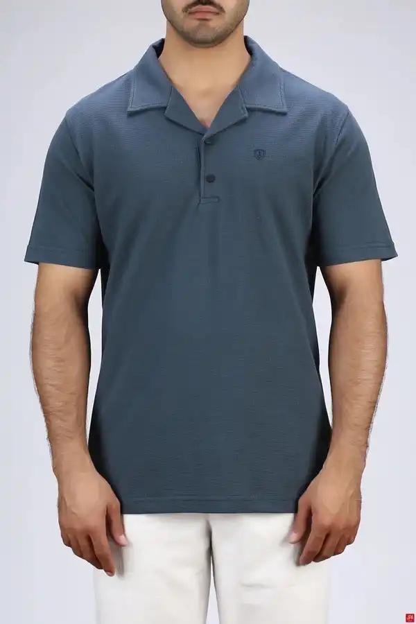 تی شرت مردانه آبی تیره جی پی ای JPA کد 04026