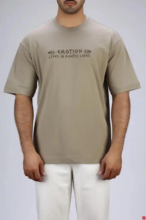 تی شرت مردانه یقه گرد سبز روشن جی پی ای JPA کد 04043