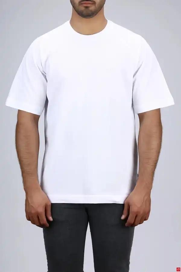 تی شرت مردانه یقه گرد سفید جی پی ای JPA کد 03512