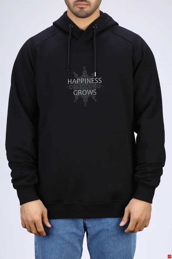 هودی مردانه دورس کلاهدار مشکی جی پی ای JPA کد 03540