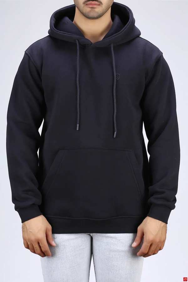 هودی مردانه دورس کلاهدار سرمه ای جی پی ای JPA کد 04007