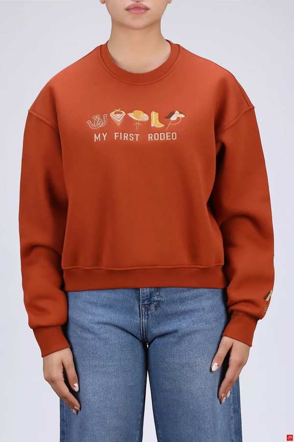 بلوز زنانه دورس آجری جی پی ای JPA کد 04069