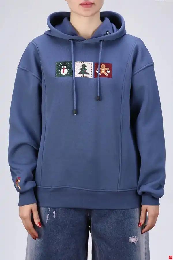 هودی زنانه آبی تیره جی پی ای JPA کد 04080