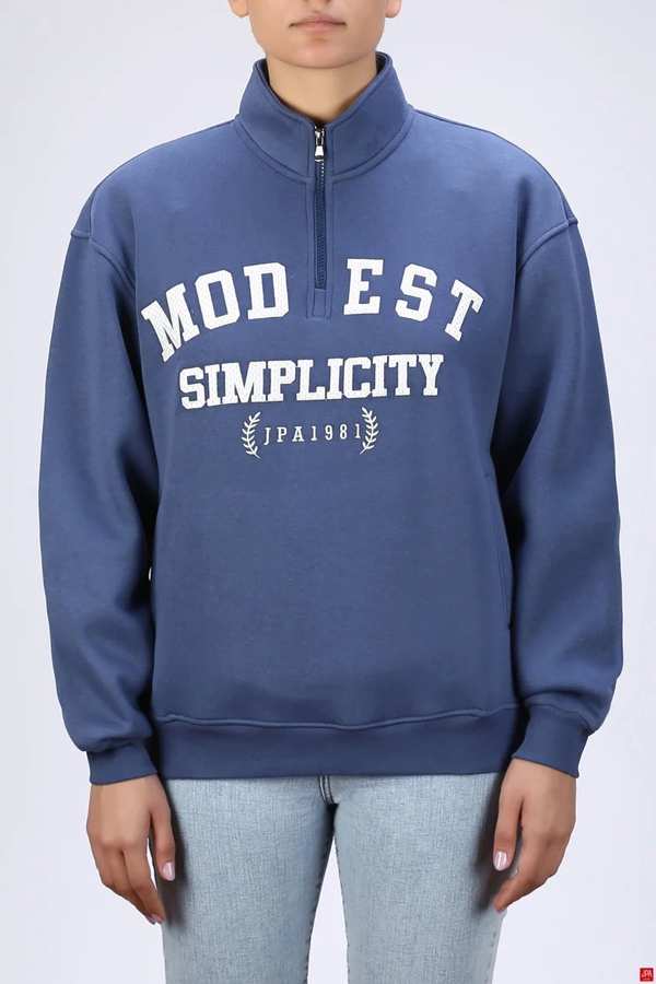 بلوز زنانه دورس آبی تیره جی پی ای JPA کد 04048