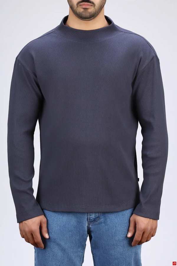 بلوز مردانه یقه اسکی جذب زغالی جی پی ای JPA کد 04106