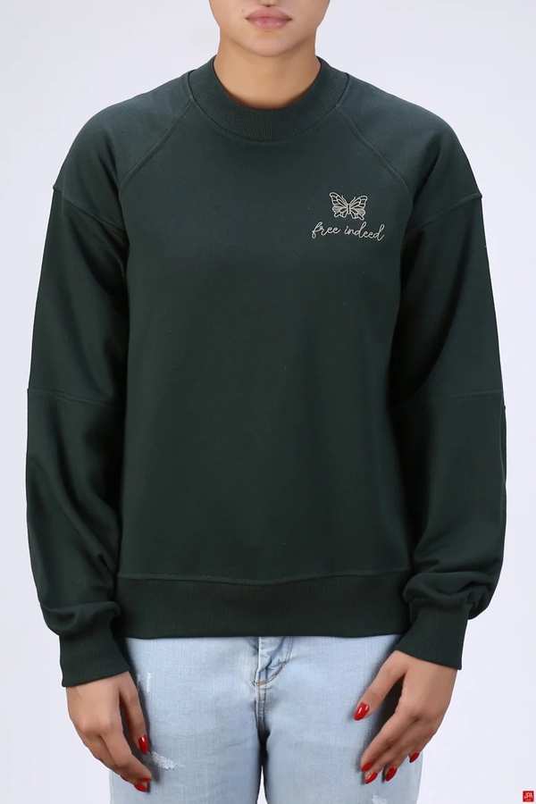 بلوز زنانه دورس سبز تیره جی پی ای JPA کد 04145