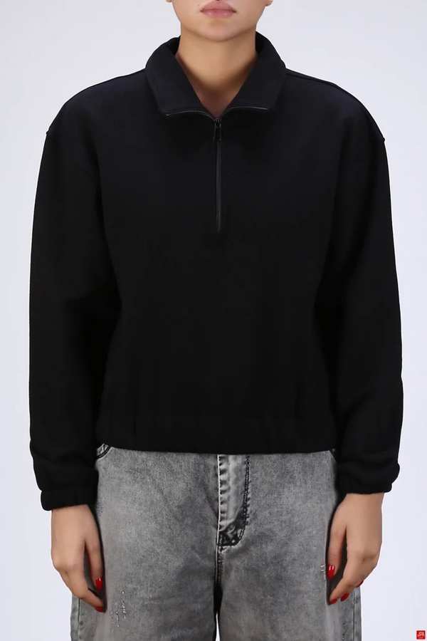 بلوز زنانه دورس مشکی جی پی ای JPA کد 04139