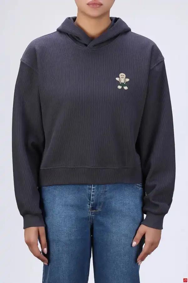 هودی زنانه زغالی جی پی ای JPA کد 04162