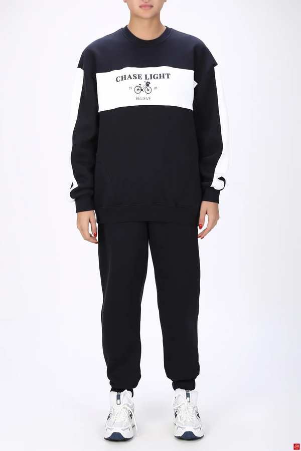 ست بلوز و شلوار زنانه دورس سرمه ای جی پی ای JPA کد 04083