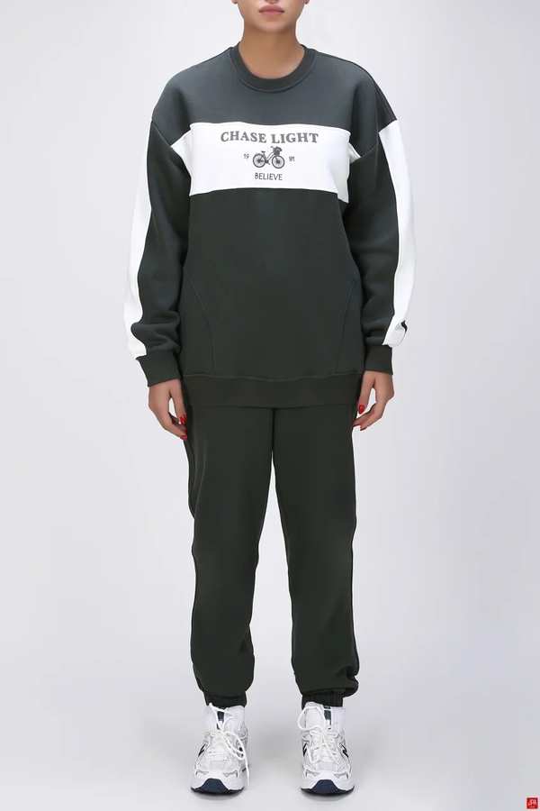 ست بلوز و شلوار زنانه دورس سبز تیره جی پی ای JPA کد 04083