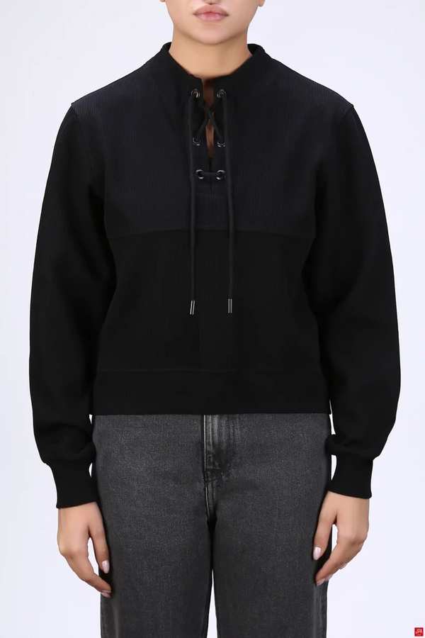 بلوز زنانه مشکی جی پی ای JPA کد 04151