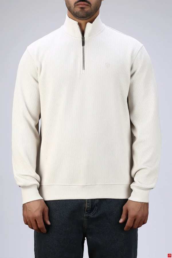 بلوز مردانه نیم زیپ استخوانی جی پی ای JPA کد 04149
