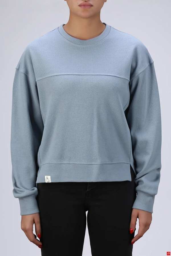 بلوز زنانه آبی طوسی جی پی ای JPA کد 04129